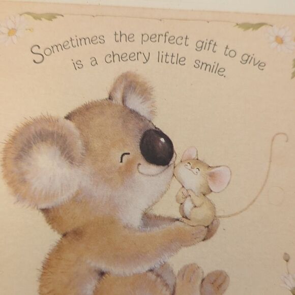 Hallmark vintage koala and tiny mouse friendship plaque‎ wall decor 🐨🐭❤️ - Picture 3 of 8